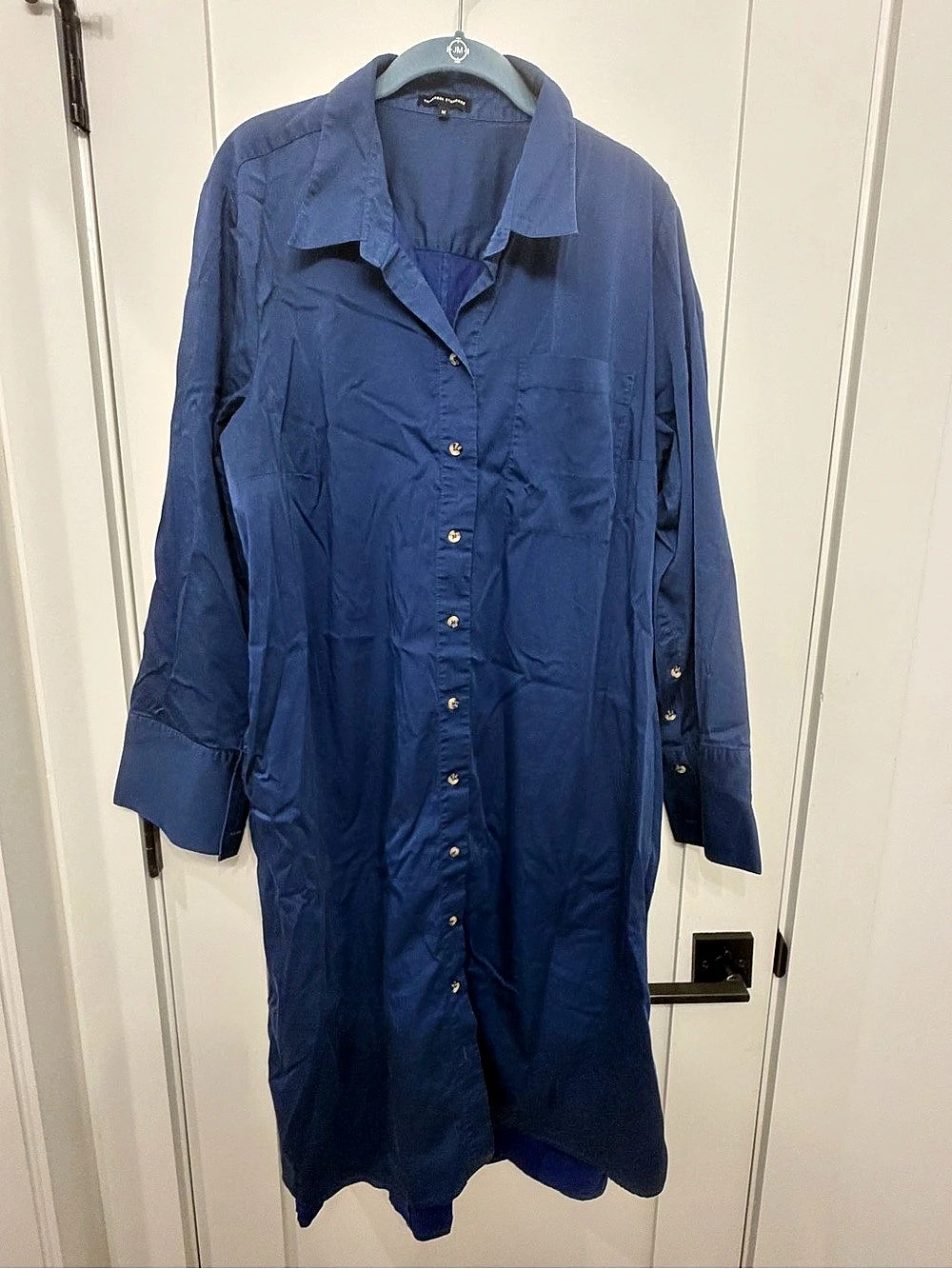 Universal Standard Blue Shirt Dress. US M = 2X